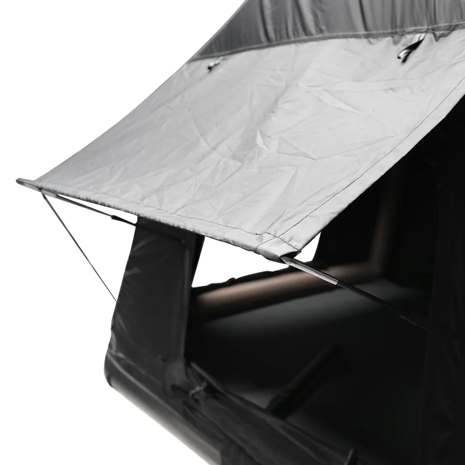 Portable Amphibious Inflatable Tent For Camping Foldable Offroad Roof Top Tent Floating Tent (With Ladder, Black) view 15