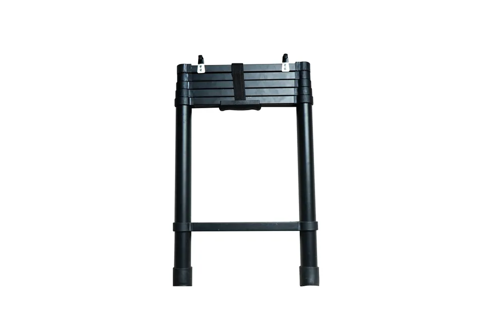 Roof top tent and roof rack use Portable Folding Aluminium Telescopic Ladder Non-Slip Extension Telescoping Ladder with Hooks view 4
