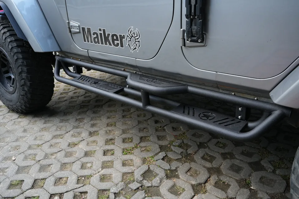 20578 Running Boards Compatible with Jeep Wrangler JK 4 Doors view 3
