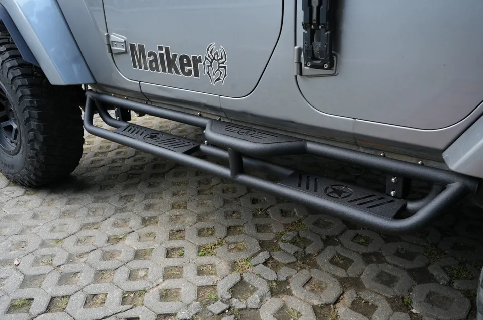 20578 Running Boards Compatible with Jeep Wrangler JK 4 Doors view 1