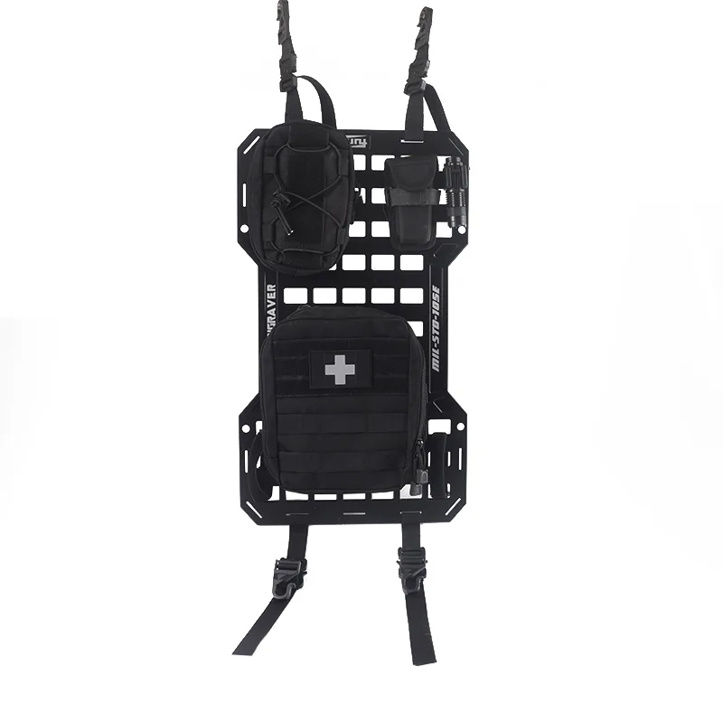 17515 Rigid Molle Panels For Vehicles Truck Mount Rack Panel Tactical Seat Back Organizer with 2 Organizer Storage Bag, 1 Multi-tool Pliers view 6