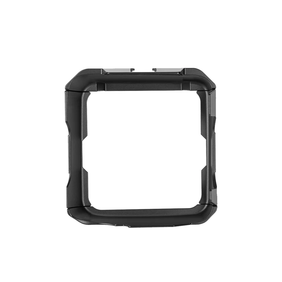 OMU Genesis Series Aluminum Rearview Mirror Rain Shield Frame For 2018+ Jeep Wrangler JL & 2020+ Jeep Wrangler Gladiator JT with Action view 4