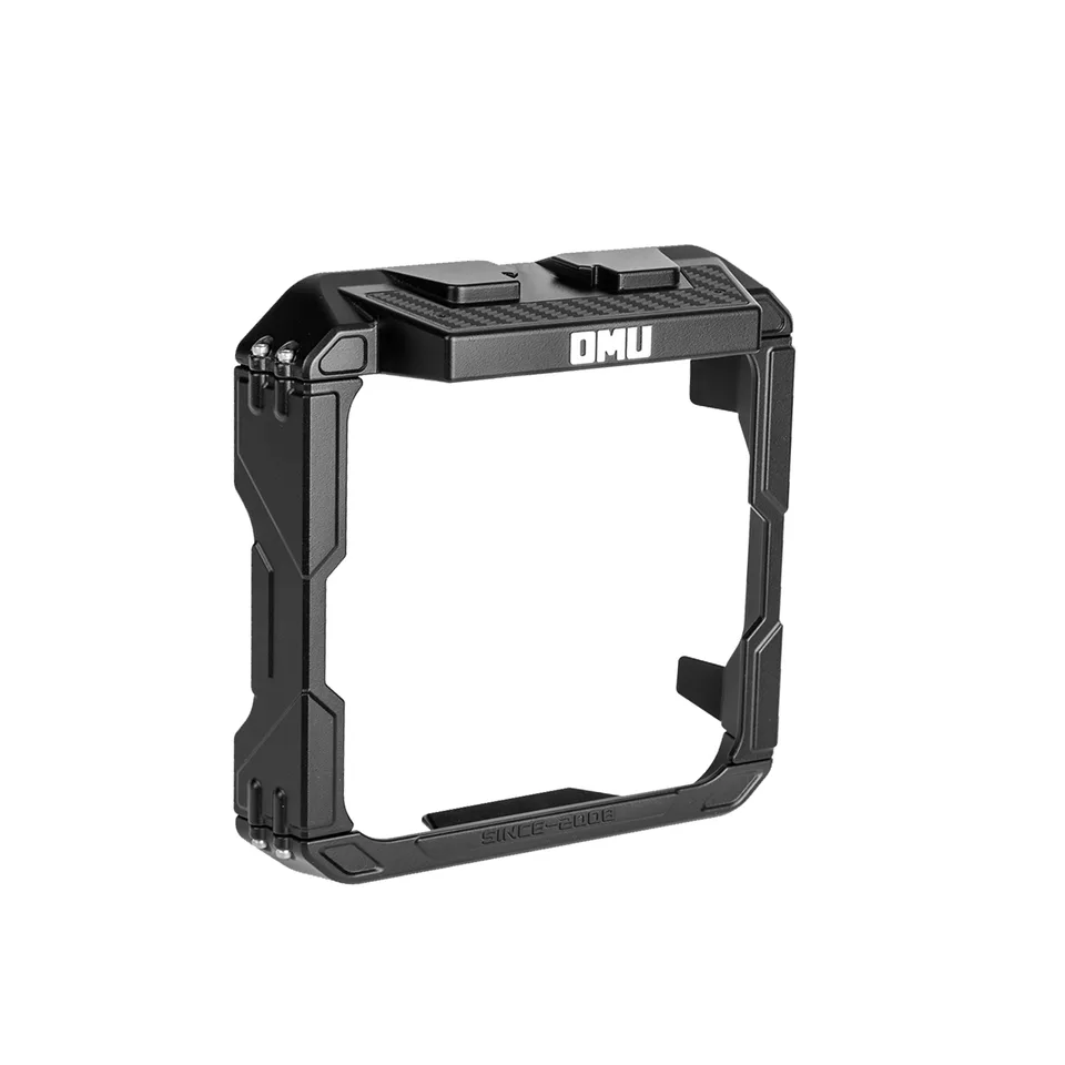 OMU Genesis Series Aluminum Rearview Mirror Rain Shield Frame For 2018+ Jeep Wrangler JL & 2020+ Jeep Wrangler Gladiator JT with Action view 14
