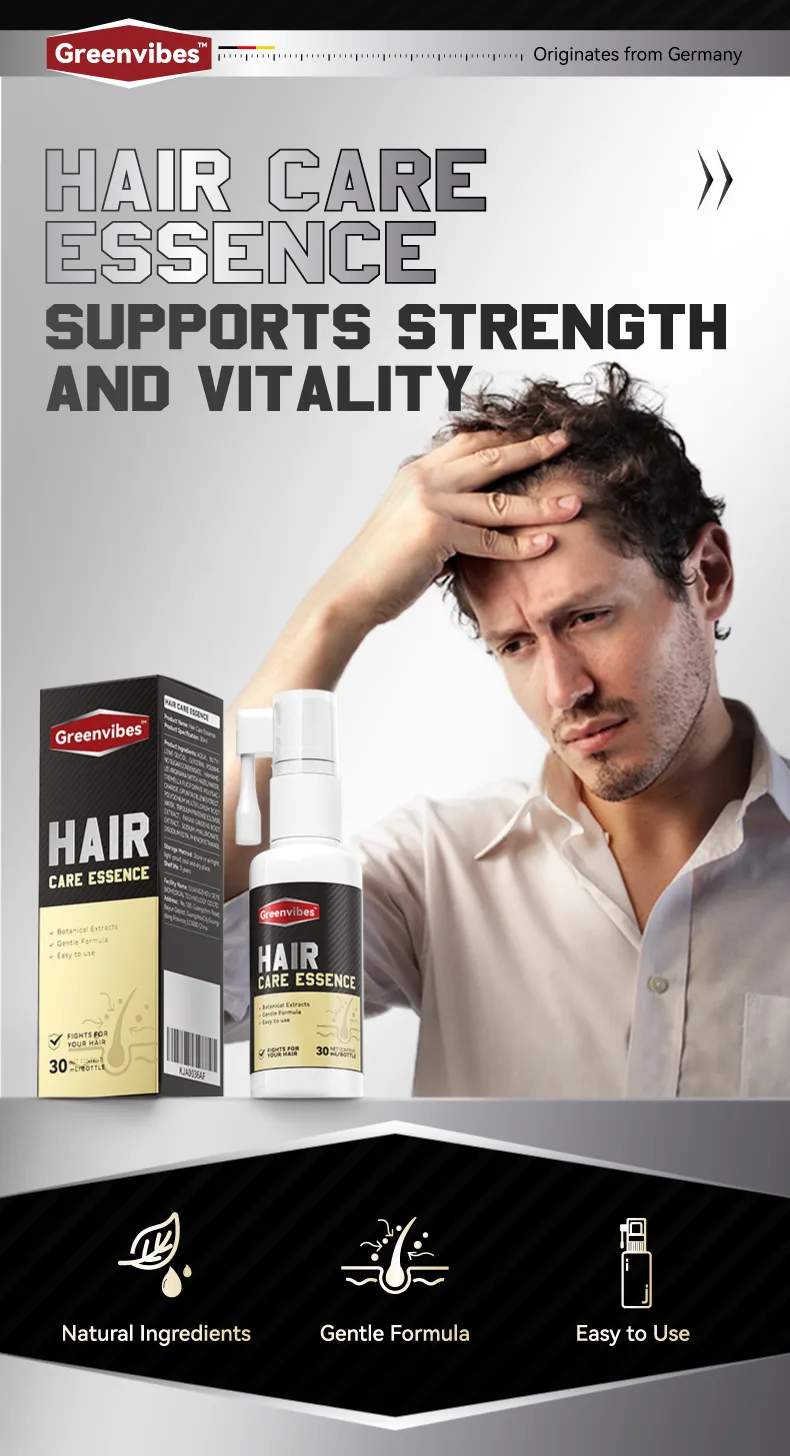Only Self Pickup---Green Vibes Anti-Breakage Hair Nourishing Essence, Repairs Dry And Frizzy Hair For Silky Smooth Tresses view 8