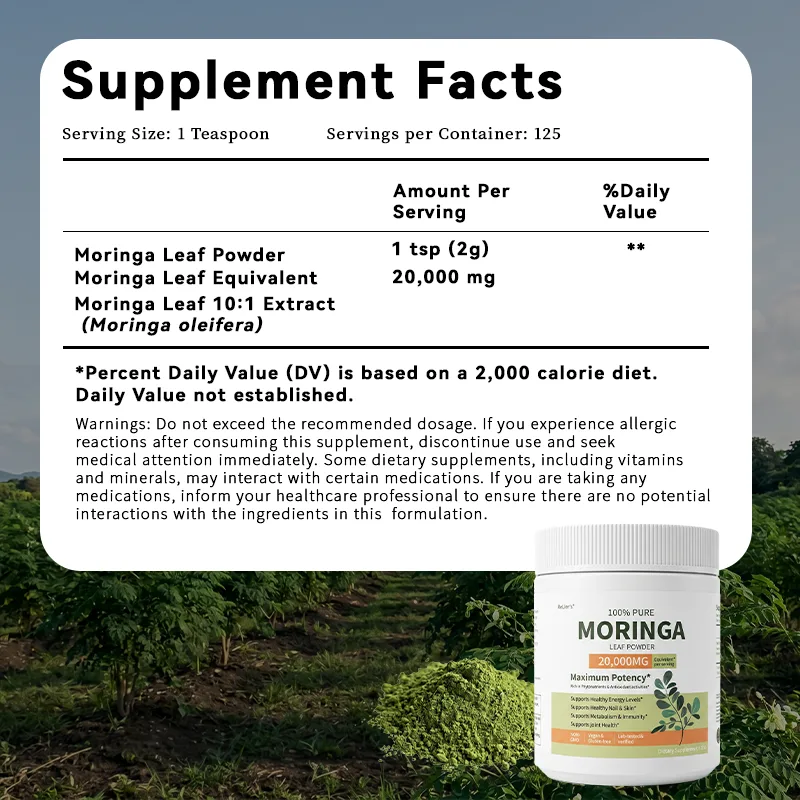 RELIERRE Pure Moringa Powder view 7