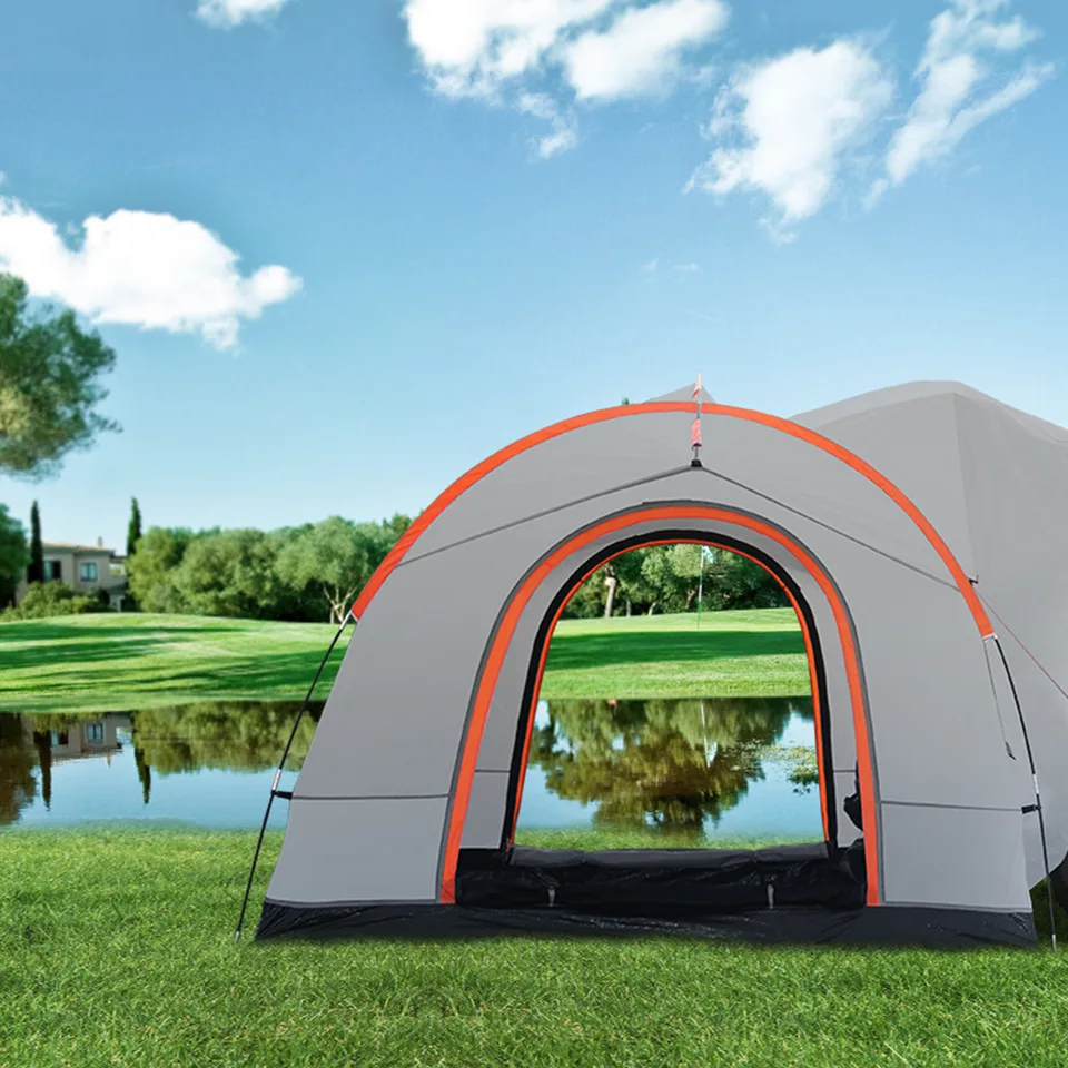 8'x8' SUV Camping Tent, Double Layer PU2000mm Waterproof Rear Tailgate Tent, 6-8 Person Large Capacity Van Hatch Tent With Rain Layer & view 9