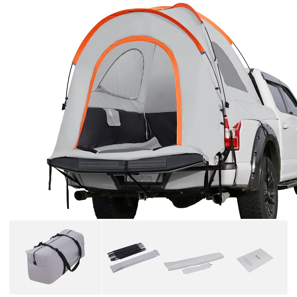 8'x8' SUV Camping Tent, Double Layer PU2000mm Waterproof Rear Tailgate Tent, 6-8 Person Large Capacity Van Hatch Tent With Rain Layer & view 7