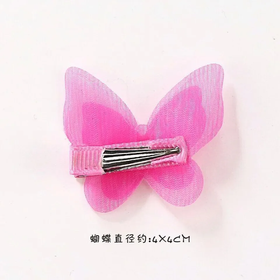 10pcs Pet Hair Accessories, Butterfly Pearl Hair Clips For Girls Cats And Dogs view 3