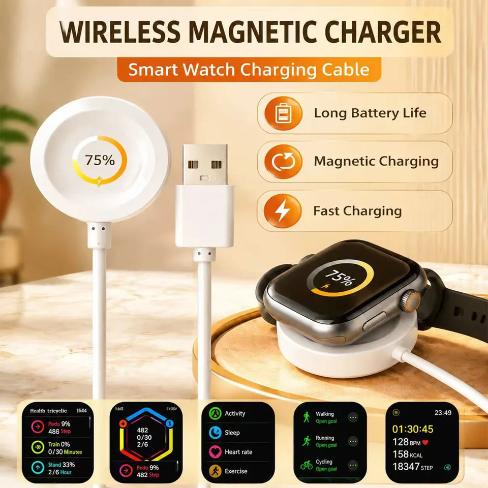 Ten-in-One Smart Watch Set With Wireless Earbuds, Multiple Watch Bands, Magnetic Charger & Protective Case, All-in-One Fitness Smartwatch view 2