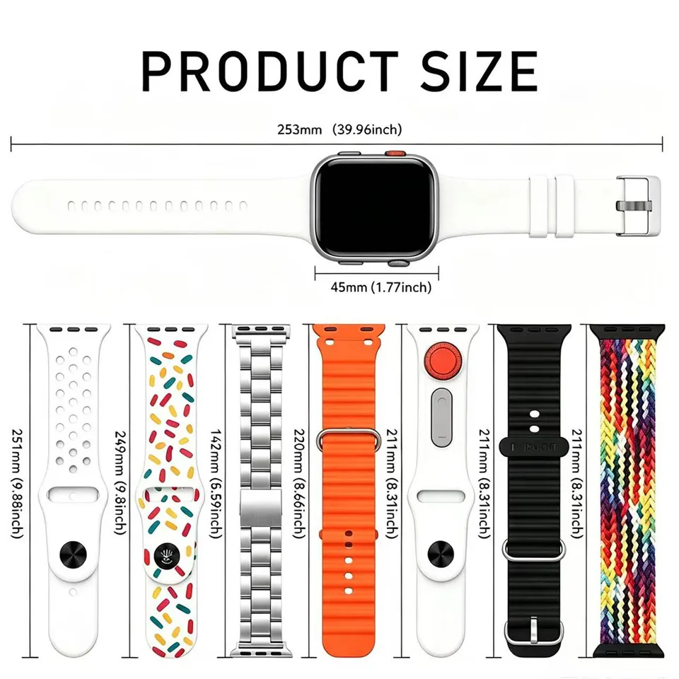 Ten-in-One Smart Watch Set With Wireless Earbuds, Multiple Watch Bands, Magnetic Charger & Protective Case, All-in-One Fitness Smartwatch view 5