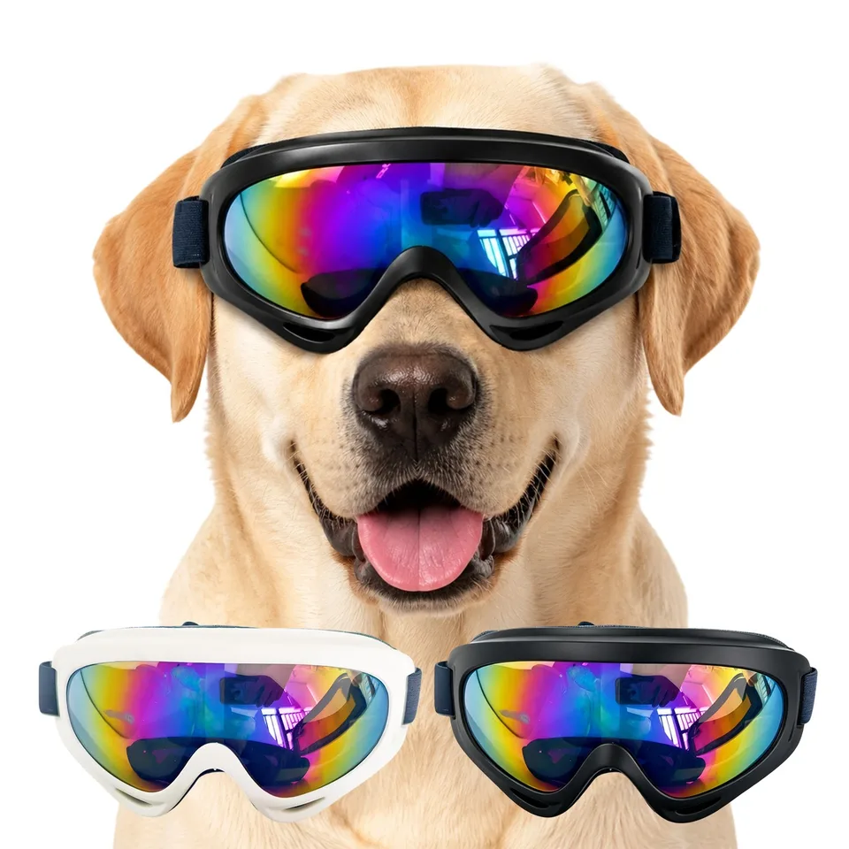 Dog Sunglasses Pet Goggles For Small Dogs Anti-Uv Glasses Eye Protect Windproof view 1