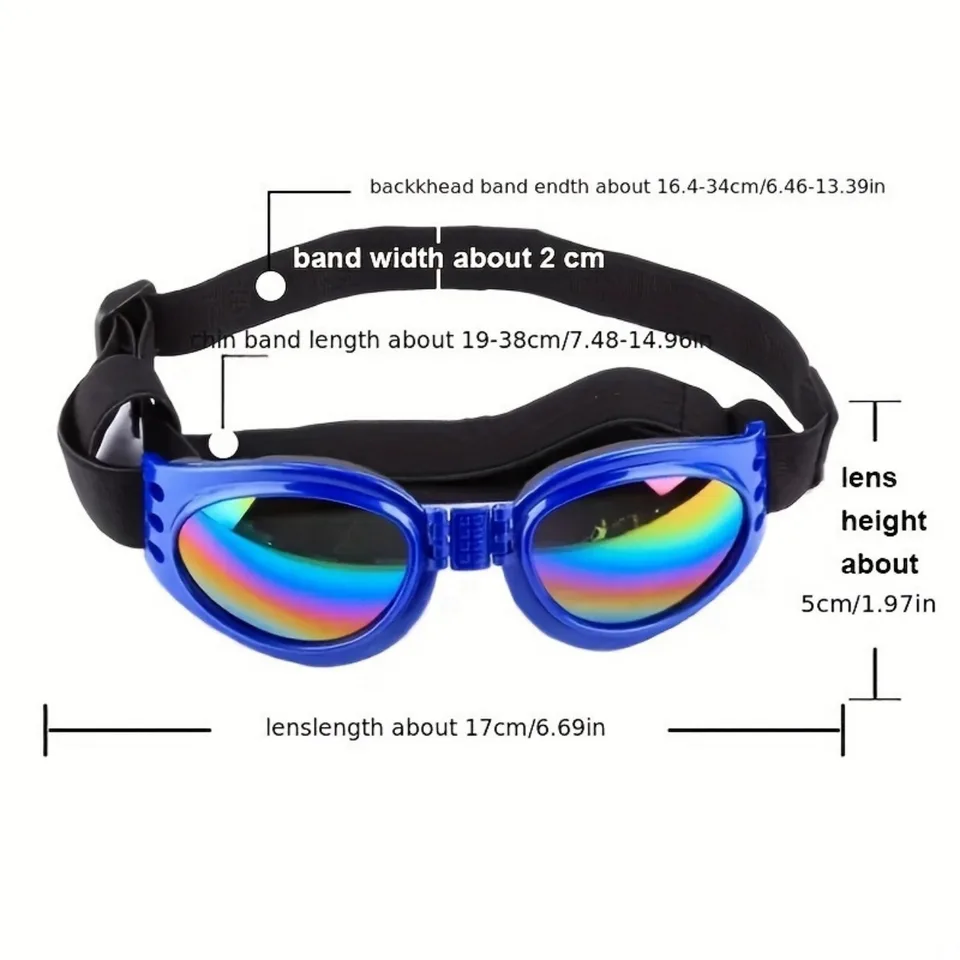 Pet Protection Small Doggles Dog Sunglasses Pet Goggles UV Sun Glasses Eye Wear Adjustable view 4