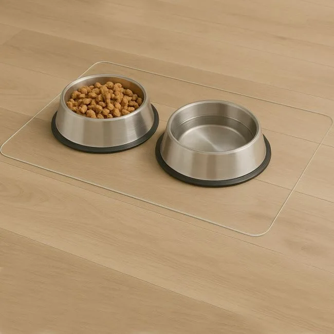Frosted PVC Floor Mat -1.5mm Anti-Scratch Waterproof Pet Floor Mat For Dog Cat Feeding Area & Kennel Floor view 8