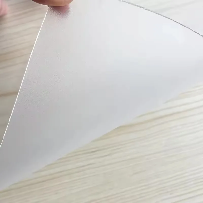 Frosted PVC Floor Mat -1.5mm Anti-Scratch Waterproof Pet Floor Mat For Dog Cat Feeding Area & Kennel Floor view 2
