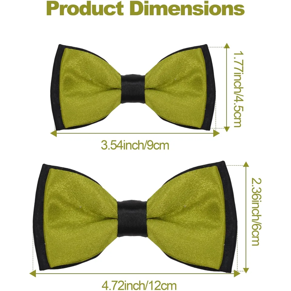 10 Pack Mixed Colors Dog Bowties For Large Dogs Sliding On Collar view 5