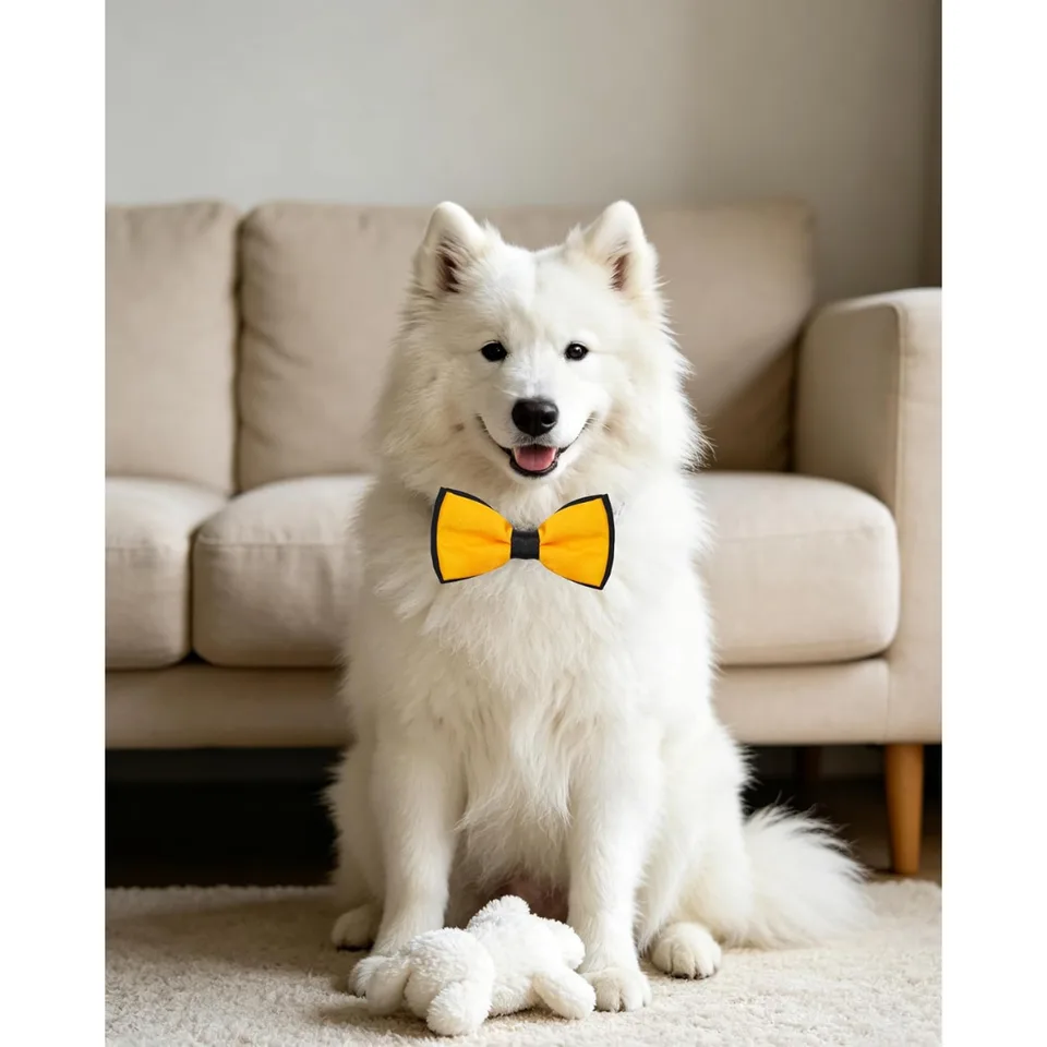 10 Pack Mixed Colors Dog Bowties For Large Dogs Sliding On Collar view 7