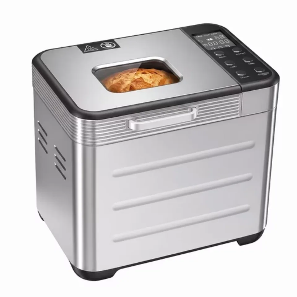 Ansicht 3 von Bread Maker Machine With 12 Menu Options, 3 Loaf Sizes Up To 2 Lb, 3 Crust Settings, Removable Pan And Kneading Paddle