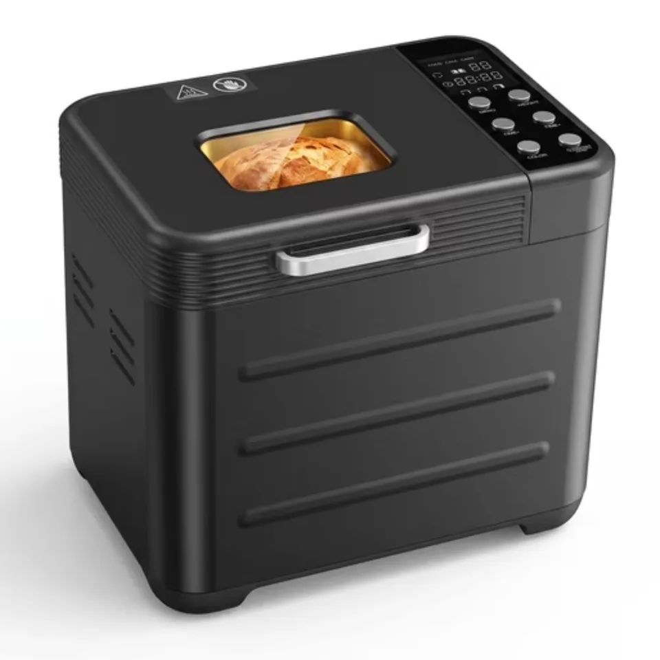 Ansicht 1 von Bread Maker Machine With 12 Menu Options, 3 Loaf Sizes Up To 2 Lb, 3 Crust Settings, Removable Pan And Kneading Paddle