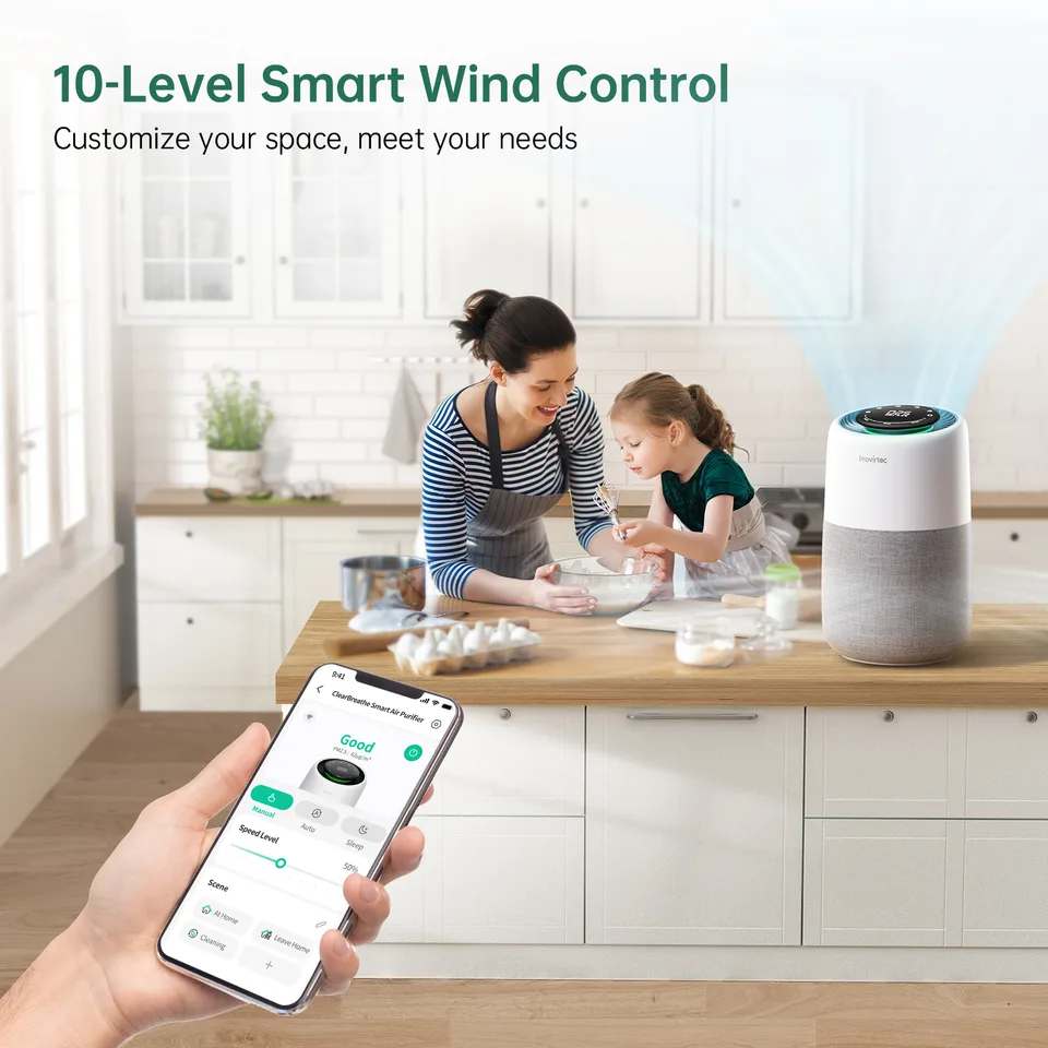 Ansicht 3 von Air Purifer For Home Allergies And Pets Hai Smokers In Bedroom Pet Ai Purifer Enhanced Activated Carbon Grile Ai Ntake For Hair Odor Dander