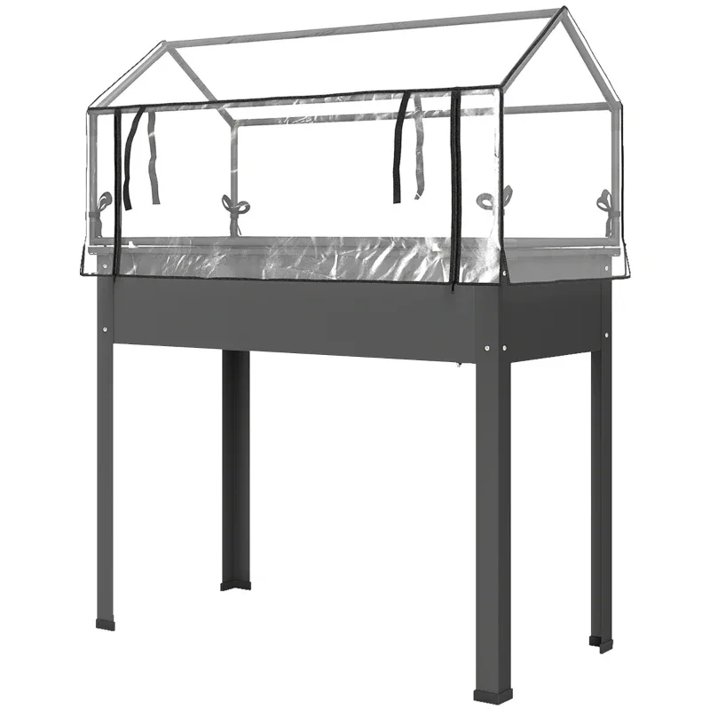 Outdoor Elevated Garden Box,Plant Bed view 8