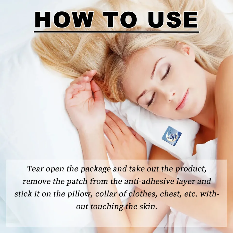 EELHOE Relaxation Patch, Sleep Patches To Help You Fall Asleep Faster At Night And Protect Your Sleep Quality view 2