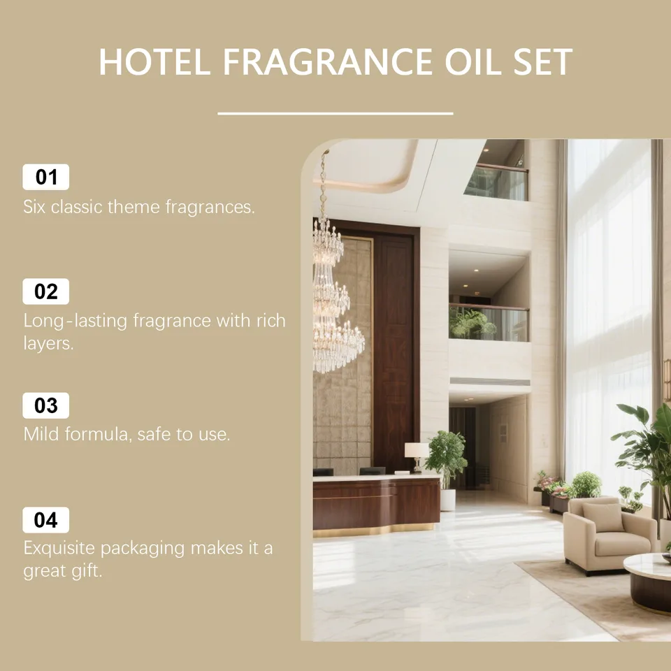 Hotel Fragrance Oil Set, 6 Pack Premium Scented Oils For Diffuser, Candle Making & Room Spray, Aromatherapy Essential Oils Gift Set For Home view 5