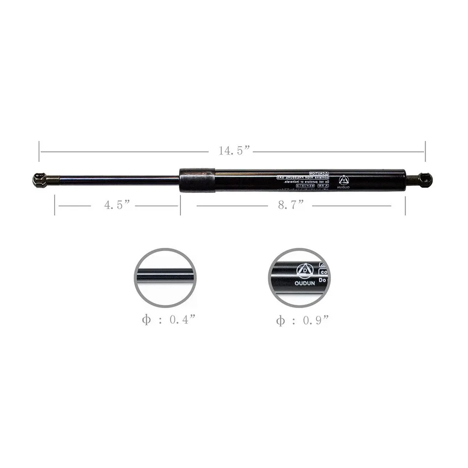 2pcs Tailgate Trunk Liftgate Lift Support Struts For 02-10 SC430 W-o Spoiler view 5