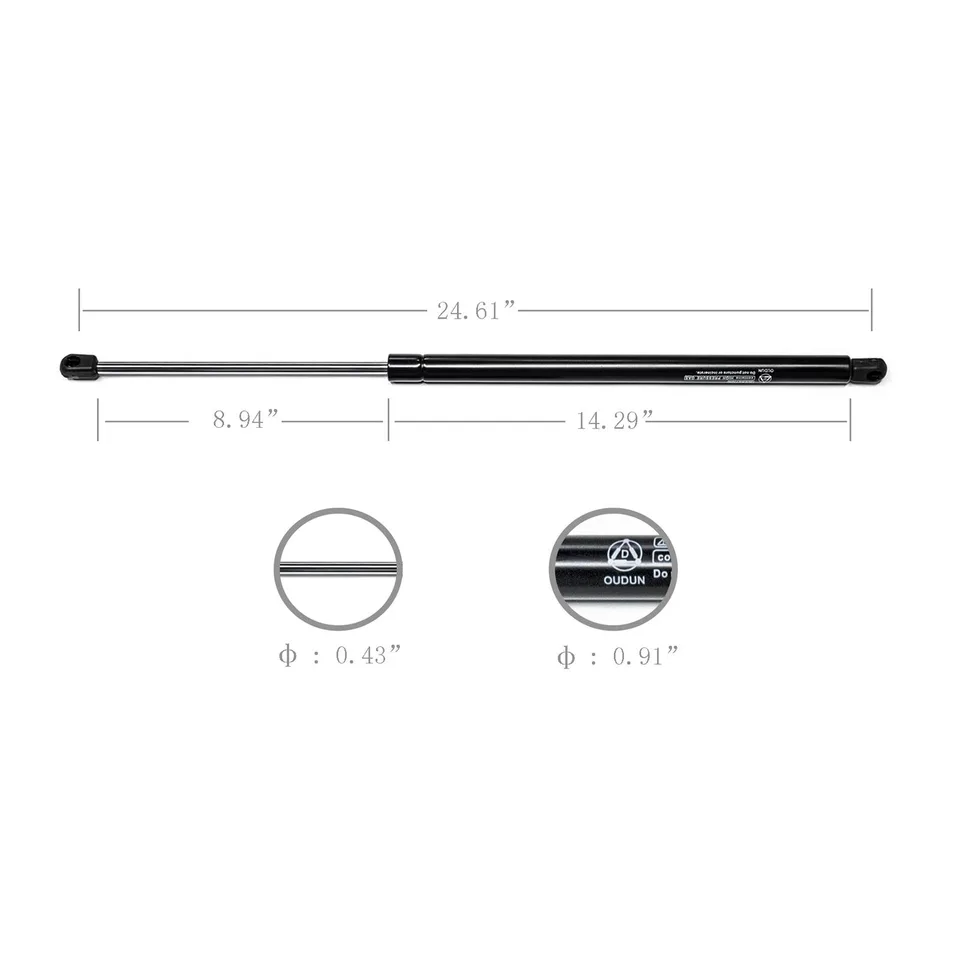 2 Rear Tailgate Liftgate Lift Support Struts Shock Fit Cadillac Gmc Chevy 34 view 3