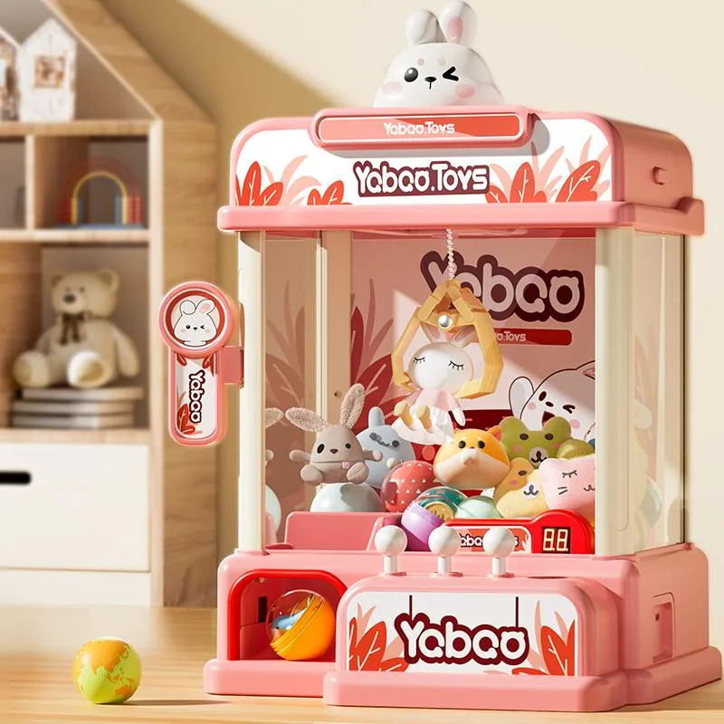 Popular Mini Home Claw Machine, Available In Rabbit And Dinosaur Designs, Perfect For Kids And Families. view 6