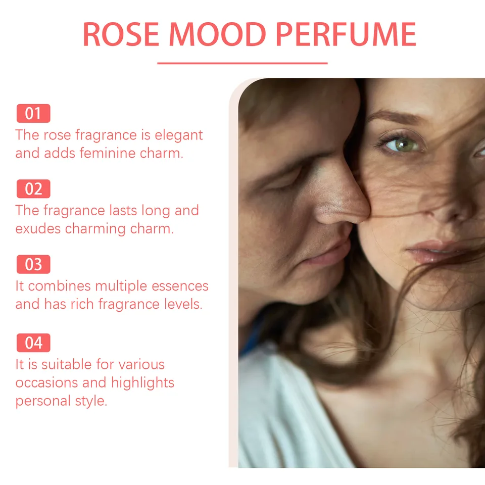 Arabian Roll On Perfume Oil, Rose Mood, Long Lasting Women Fragrance, 12ml view 5