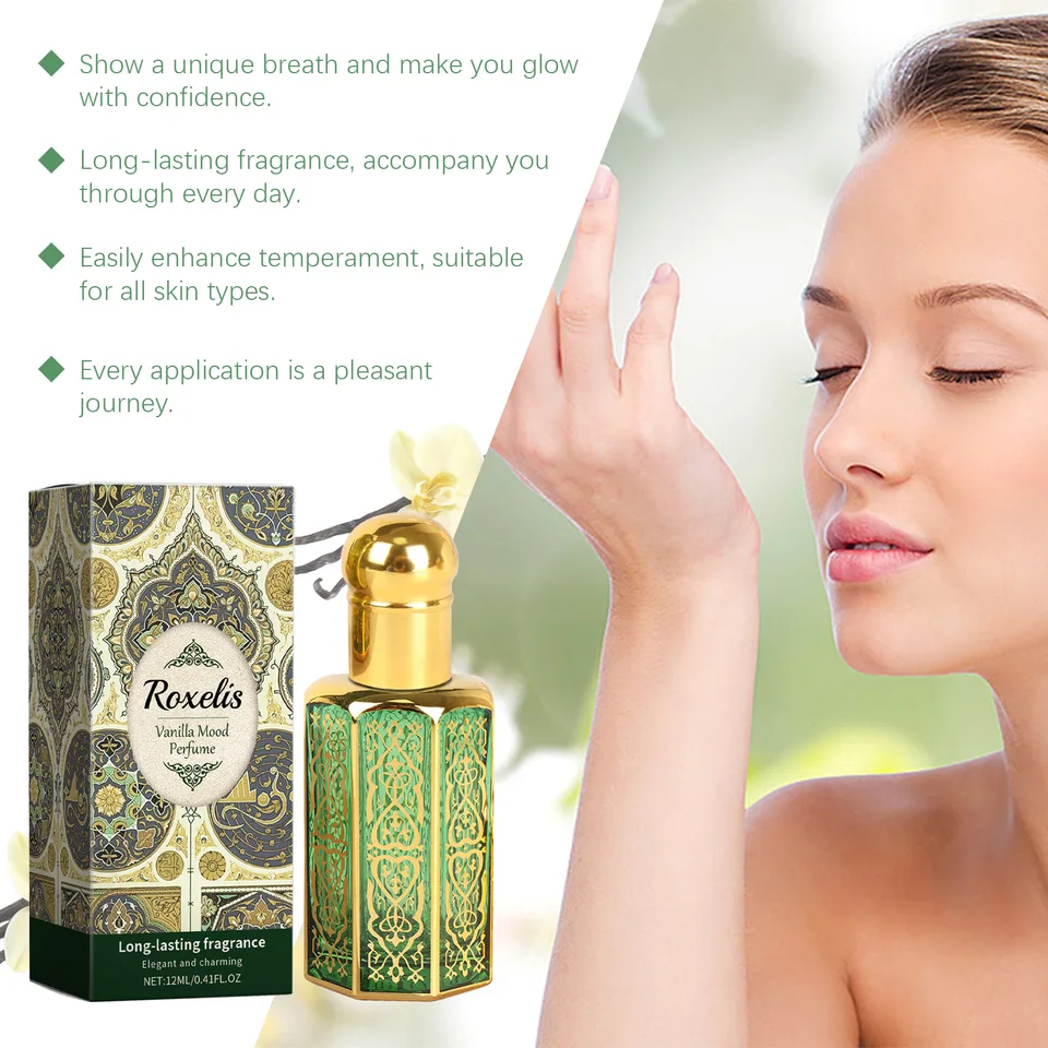 Vanilla Mood Arabian Roll On Perfume Oil, 12ML Long Lasting Floral Vanilla Scent For Women view 9