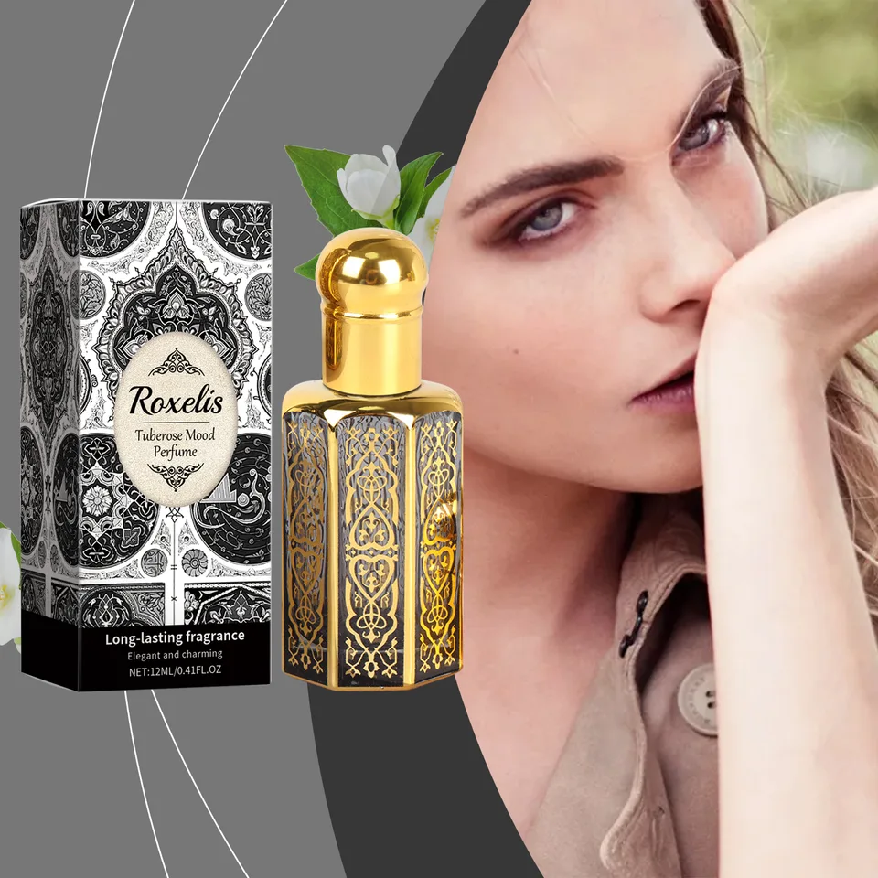 Tuberose Mood Roll On Perfume, 12ml Arabian Style Floral Perfume Oil view 4