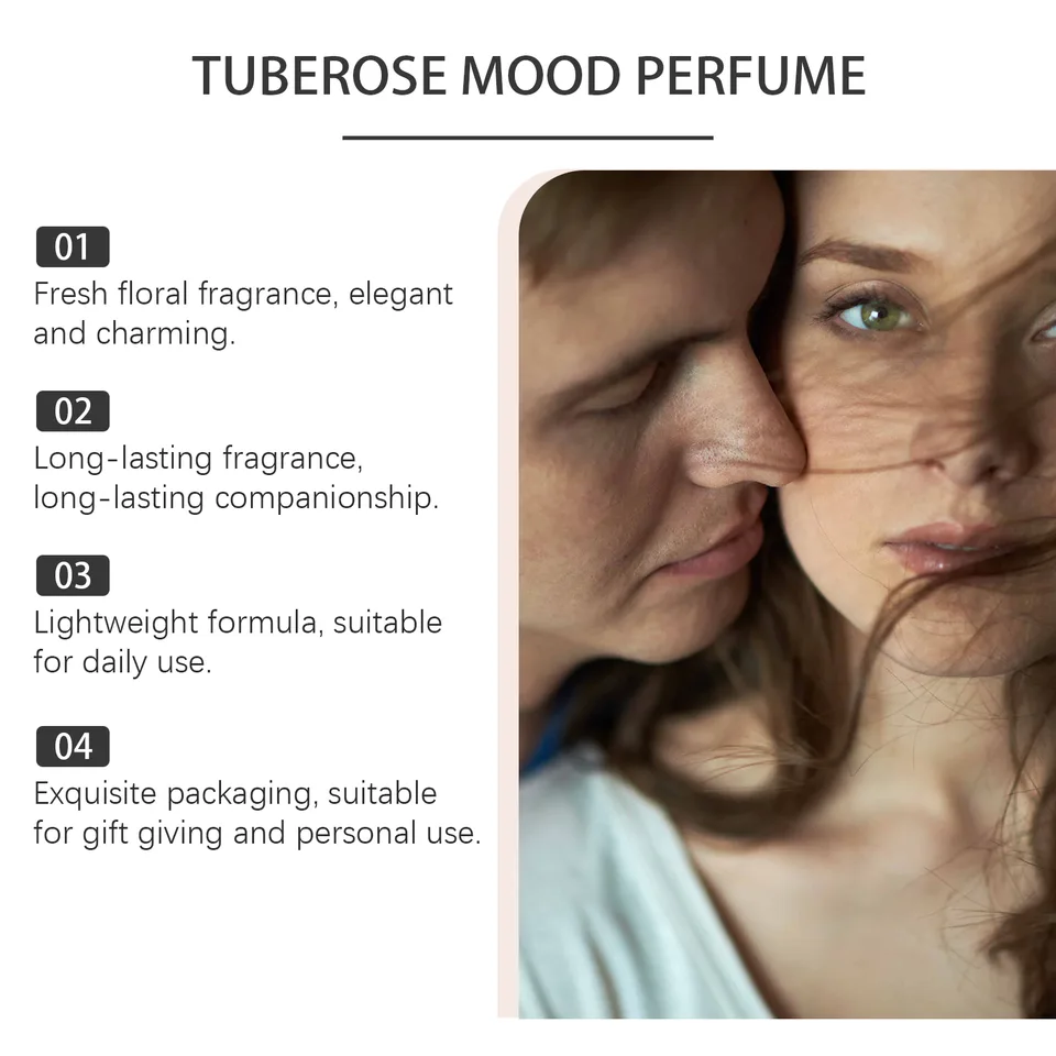 Tuberose Mood Roll On Perfume, 12ml Arabian Style Floral Perfume Oil view 6